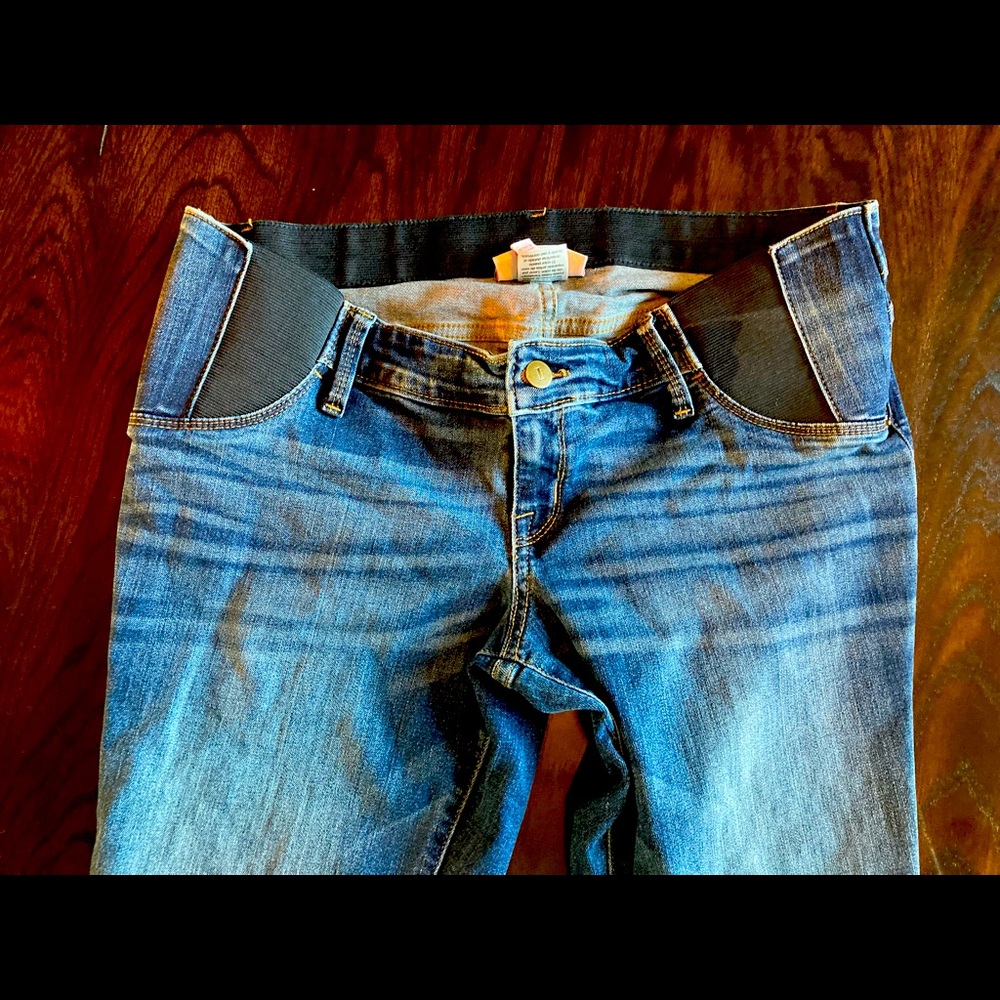 Isabel Maternity by Ingrid & Isabel boot cut skinny jeans size 8